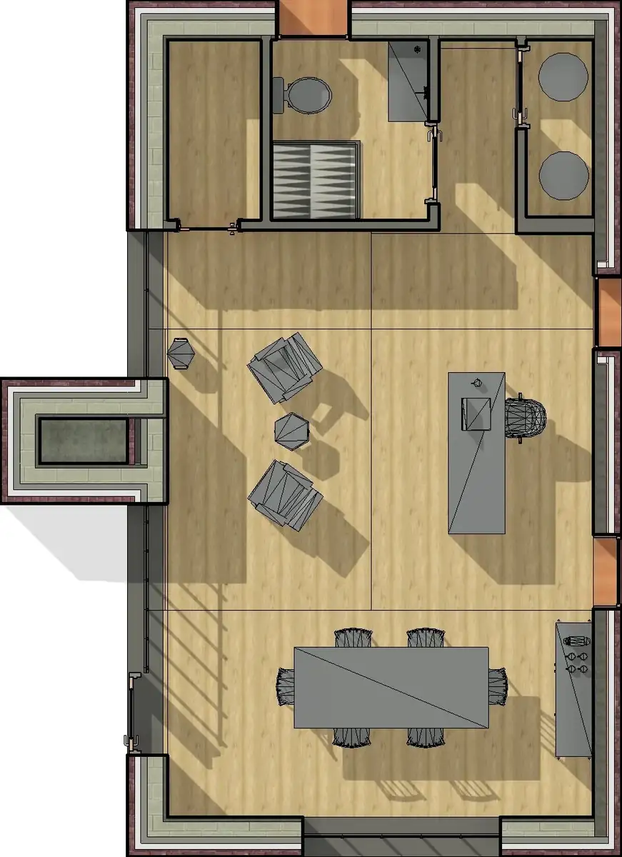 Home staging at Renderings, photo 8 of 12